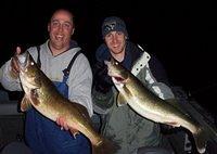 Douple Green Bay Walleye 32inch and 29.5inch