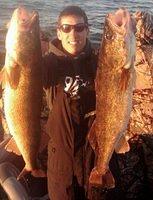 2 nice Sturgeon Walleyes 2011